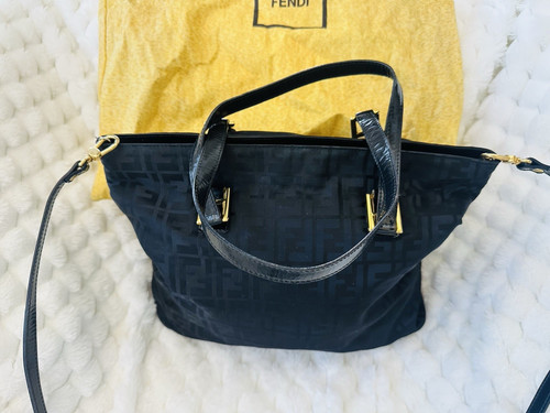 Vintage authentic fendi black - vintage,